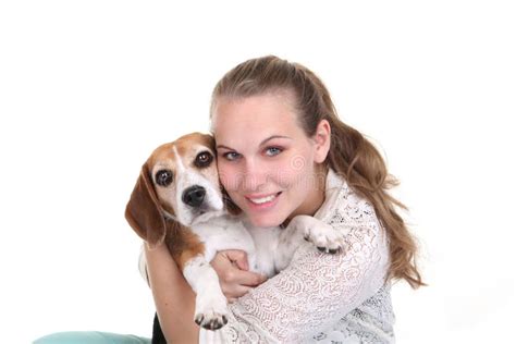 Dog owner stock image. Image of outside, teenager, smiling - 4020345