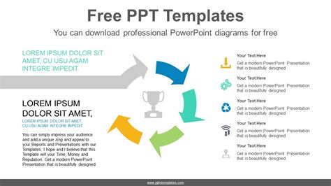 Approach Slide Powerpoint Process slide template