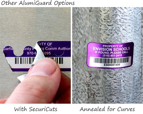 AlumiGuard® Metal Asset Tags – Aluminum Asset Tags