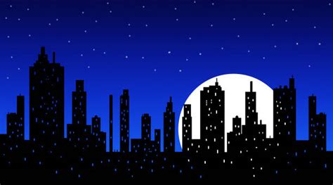 New York City Skyline Cartoon