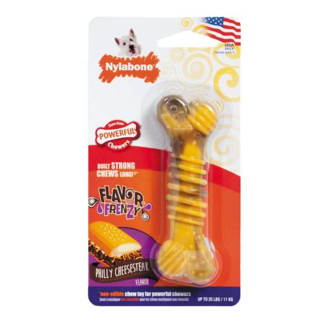 Nylabone Dog Chew Toy | Dog Chew Bone for Aggressive Chewers | Long Lasting Dog Chew | Philly ...