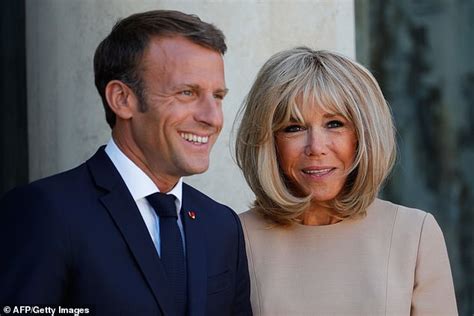 Brigitte Macron is all smiles as she joins husband for meeting with Greek Prime Minister in ...