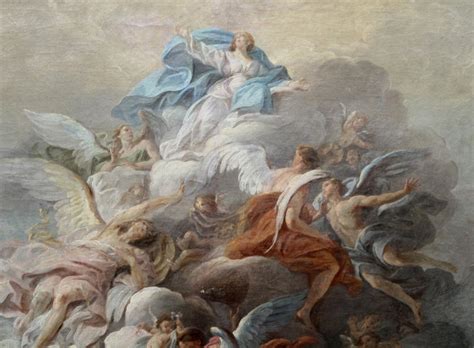 François Lemoyne - The Assumption - French Renaissance Old Master religious oil painting at 1stDibs