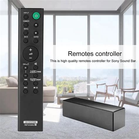 Sound Bar Remote Control Replacement Speaker Remote Control For Sony Sound Bar HT CT390 HT RT3 ...