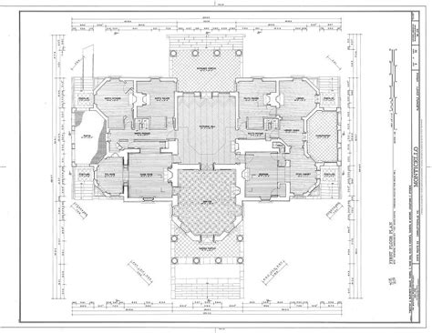 Monticello ground floor plan. | Architectural floor plans, Monticello ...