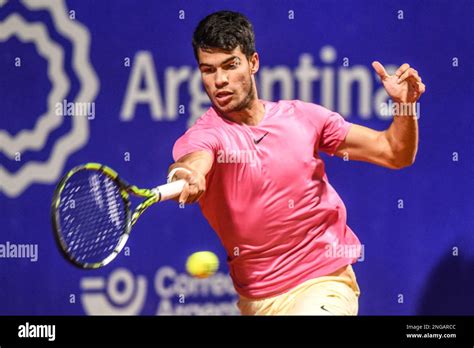 Carlos Alcaraz (Spain). Argentina Open 2023 Stock Photo - Alamy