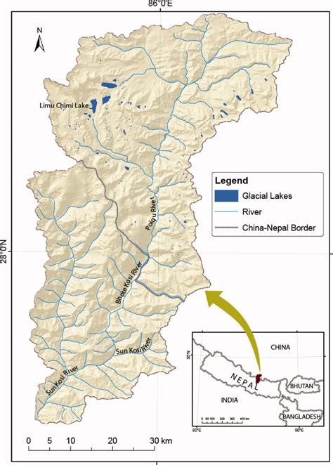 Koshi River Map