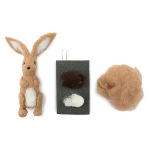 Needle Felted Rabbit Kit – Felting