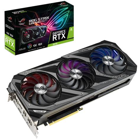 ASUS ROG Strix GeForce RTX 3070 8GB GDDR6 OC Edition | ROG-STRIX-RTX3070-O8GGAMING | City Center ...