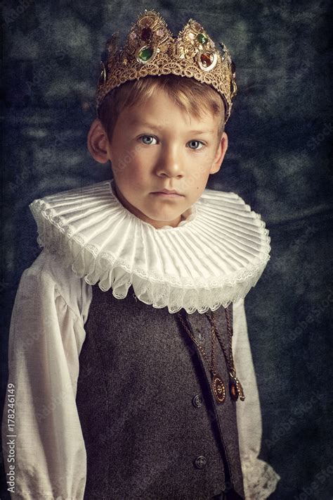 boy in the crown Stock Photo | Adobe Stock