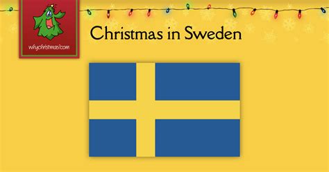 Christmas in Sweden -- Christmas Around the World -- whychristmas?com