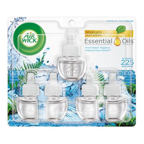 Air Wick Scented Oil 5 Refills, Fresh Waters, (5X0.67oz), Air Freshener - Walmart.com