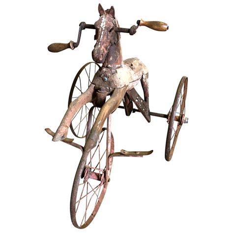 Delightful Early 19th Century Horse Tricycle For Sale at 1stDibs