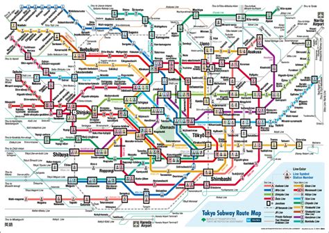 Mapa Del Metro De Tokyo Tokyo Subway Map Subway Map Tokyo Subway Map | Images and Photos finder