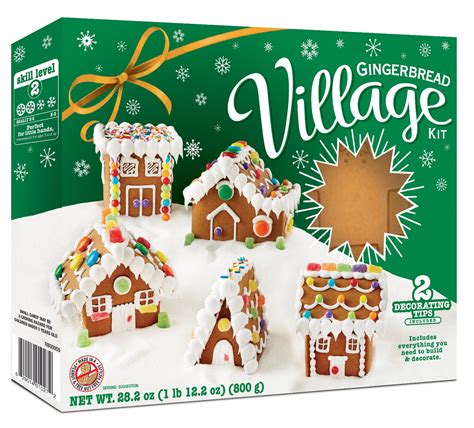 Marketside Create a Treat Gingerbread Village Kit, 28.8 oz – Walmart ...