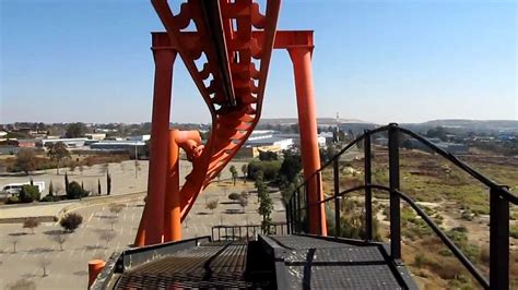 Gold Reef City - Anaconda - front seat POV - YouTube