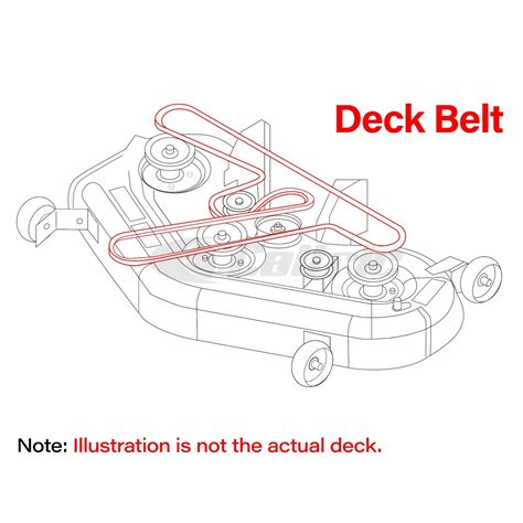 Husqvarna 48 Inch Mower Deck Belt Diagram