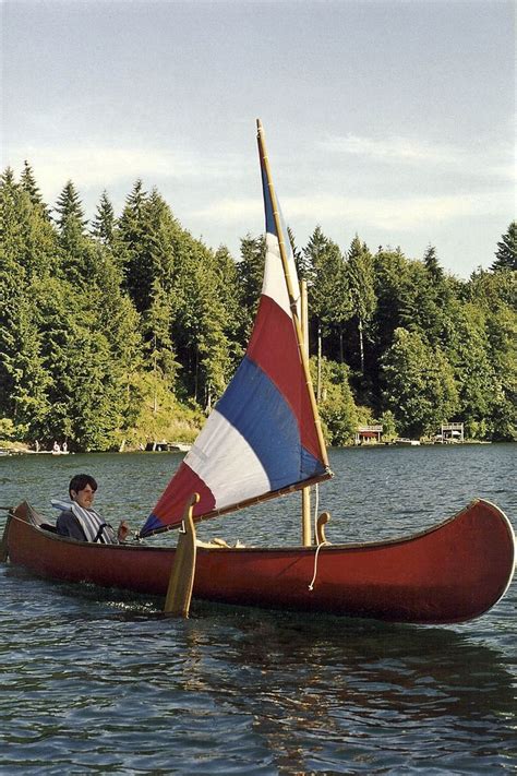 our Old Town canoe with the sailing rig. | Old town canoe, Kayaking ...