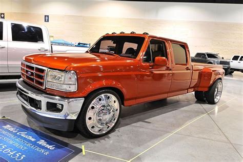 Vintage Ford Truck in Orange