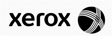 Xerox Black Logo Transparent Background