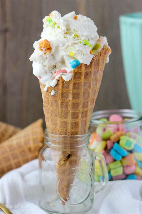 Lucky Charms Marshmallow Ice Cream Recipe | Cereal Milk Ice Cream