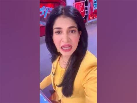 Anjana Om Kashyap aaj tak #anjanaomkashyap #youtubeshorts #anjana #chitra ABP news #abpnews ...