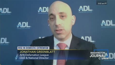 Jonathan Greenblatt on the Rise in Domestic Extremism | C-SPAN.org