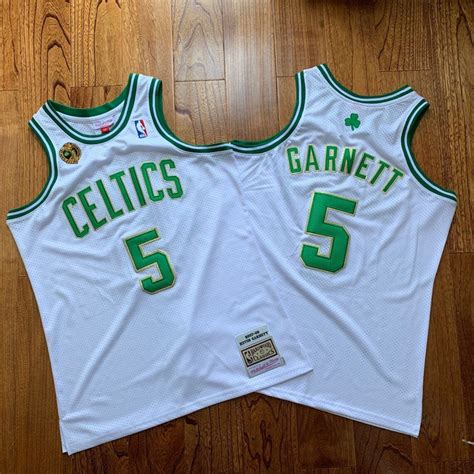 Throwback 5 Kevin Garnett Jersey 2007-2008 Celtic Champion | Etsy