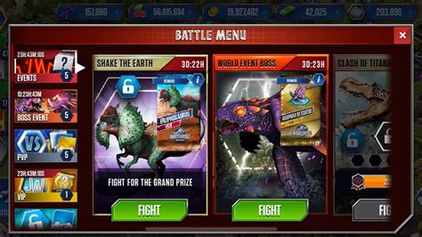 TOURNAMENT BATTLE - JURASSIC WORLD THE GAME (ERLIPHOSAURUS) HYBRID ...