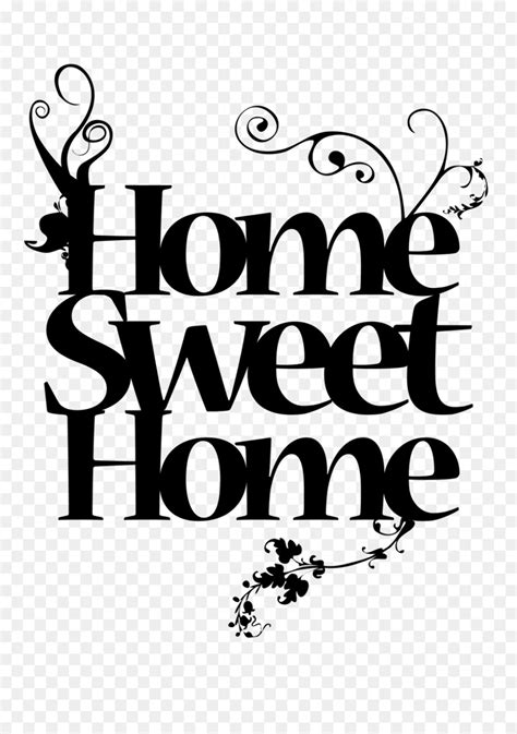 Download High Quality home sweet home clipart calligraphy Transparent PNG Images - Art Prim clip ...