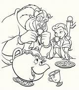 15 Printable Beauty And The Beast Coloring Pages  sketch template