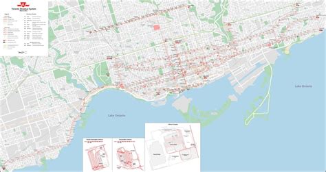 Toronto, Canada Streetcar Map Circa 2011 [5290x2815] : MapPorn