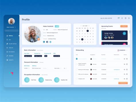 Employee Onboarding Platform - Employee Profile by Anton Kharytonov on ...