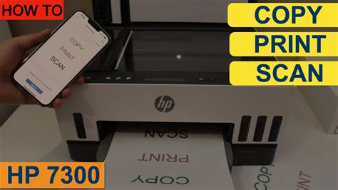 How To Scanning Printing & Copying with HP Smart tank 7300 Series Printer ? - YouTube