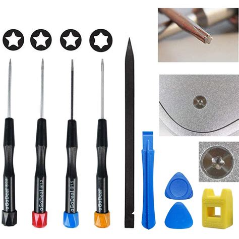 Buy Precision Pentalobe Screwdriver Set P2 P5 P6 5-Point 5-Star 0.8 mm, 1.2 mm & 1.5 mm 3Pcs ...