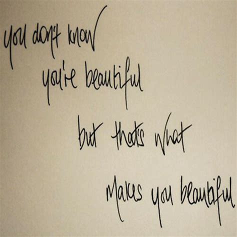 You Don't Know You're Beautiful | iHeart