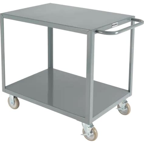 Global Industrial™ Steel Utility Cart w/ 2 Shelves, 1200 lb. Capacity, 36"L x 24"W x 35"H