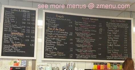 Online Menu of The Daily Bagel Restaurant, San Diego, California, 92122 - Zmenu