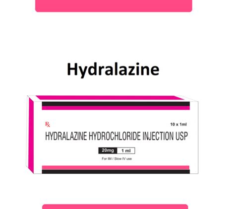 Hydralazine (Apresoline) - Uses, Dose, Side effects, MOA, Brands