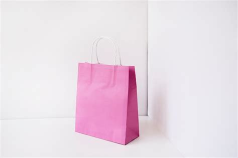 Pink shopping bag | Free Photo