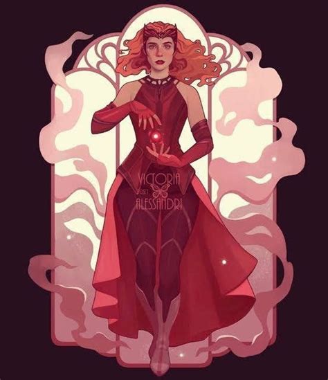 Wanda darkhold flat color commission by magnafires on deviantart – Artofit