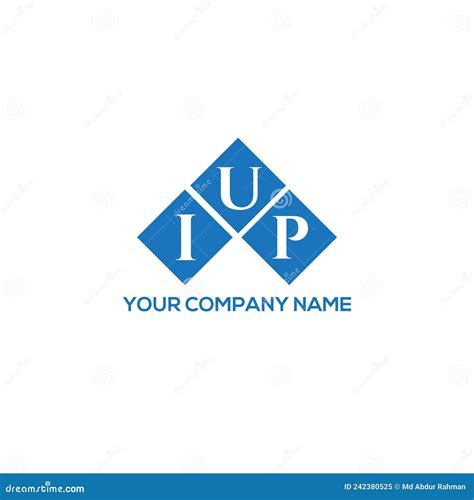 IUP Letter Logo Design on White Background. IUP Creative Initials ...