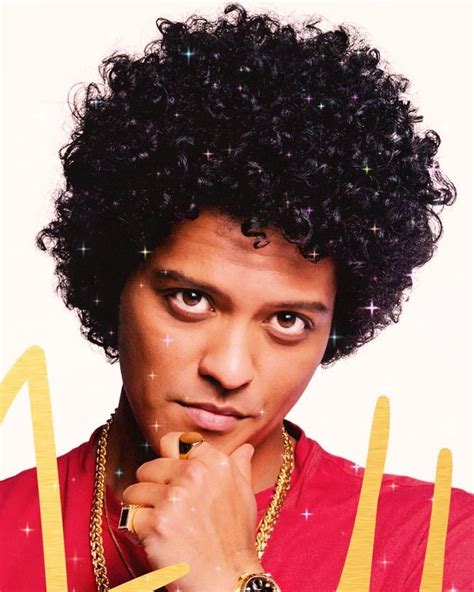 Bruno Mars Hairstyle Name - Wavy Haircut