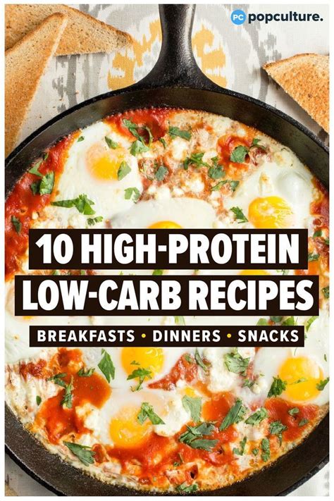 10 Delicious High-Protein, Low-Carb Recipes | Protein dinner recipes, Healthy low carb recipes ...