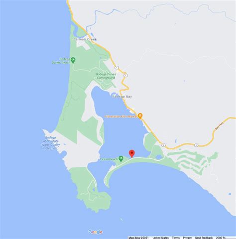 Doran beach campground map – CAMPSITES 4 U