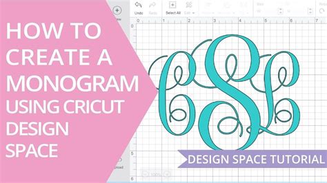 How to Make a Monogram in Cricut Design Space - YouTube | Cricut design, Cricut, Cricut projects ...