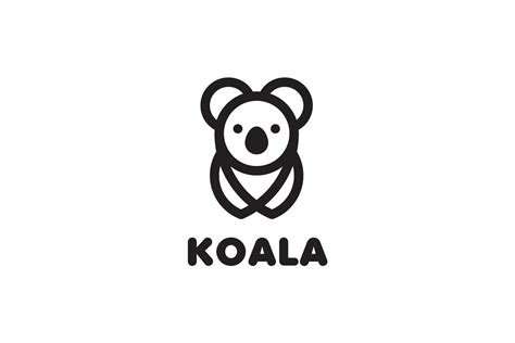 Koala Logo | Animal logo inspiration, Logo design, Logo design creative