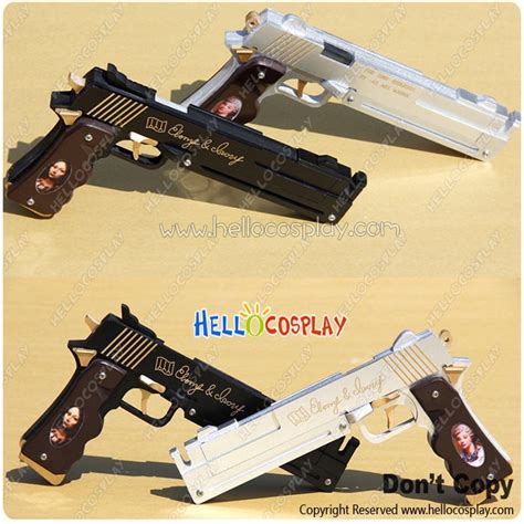 Devil May Cry DMC 4 Cosplay Dante Ebony And Ivory Two Guns Weapon Prop ...