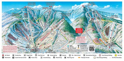 Sugarbush Resort Trail Map • Piste Map • Panoramic Mountain Map