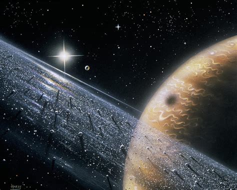 Artist's Impression Of Jupiter & Its Ring Photograph by David Hardy | Fine Art America